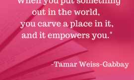 Tamar Weiss-Gabbay – Author, Editor, Screenwriter